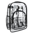 thumbnail image 3 of Transparent Backpack, PVC Stylish Beautiful Waterproof Multifunctional Large Students Backpack  For School For Outdoor Travel, 3 of 8