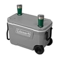 thumbnail image 3 of Hielera Con Ruedas Porta Vaso 101 Latas 62 Qt Gris Coleman Coleman 3000006487, 3 of 9