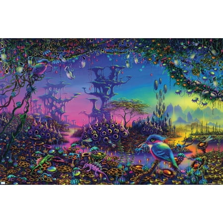 Danny Flynn - Riverside Wall Poster, 22.375" x 34"