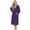 Dark Purple, variant on Hooded Bathrobes for Women, Soft Long Towel Robes for Women - Absorbent and Quick Dry (Light Pink,S/M)
