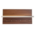 thumbnail image 3 of Portallaves De Pared Perchero Organizador Moderno Decoración Color Nogal, 3 of 5
