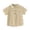 Khaki, variant on Boys Casual Shirt Soft Breathable Comfort Fit Long Sleeve Top For Daily Wear And School Kids Muscle Shirt