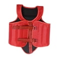 thumbnail image 2 of Lipstore Karate Chest Protector Taekwondo Protector Lightweight Soft Belly Protection Pad Red, 2 of 8