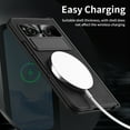 thumbnail image 4 of Cowithday All-inclusive Cover Case for Google Pixel Fold 5G 2023, Wireless Charging Camera Lens Protector Screen Protector Magnetic Hinge Protection Drop-Proof Shockproof Kickstand Case, Black, 4 of 7