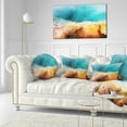 thumbnail image 3 of Designart 12" x 20" Blue Polyester Throw Pillow, 3 of 5