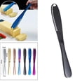 thumbnail image 4 of Cuchillo escurridor de de material acero inoxidable , utensilios de cocina, rizador, rallador de , rallador de - Negro BLESIY esparcidor de mantequilla, 4 of 8