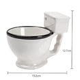 thumbnail image 2 of Taza de Cerámica en Forma de Inodoro Sanitario WC HappyWare Inodoro, 2 of 3