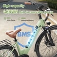 thumbnail image 2 of YareYi 500W Electric Bike for Adults, 20MPH Class 2 Step-Through E-Bike, 26" Electric Bicycle, 468Wh Battery, UL2849, 2 of 8