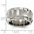 thumbnail image 6 of Edward Mirell Titanium Faceted Edge Brushed & Polished 12mm Ring, 6 of 7