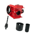 thumbnail image 4 of Fancyes Door Lock Installation Kit C Clamp Design 2 Adjustable Bushings Red, 4 of 8