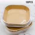 thumbnail image 1 of Disposable Square Air Fryer Paper Liner Non-Stick Baking Paper Liners 50-100Pcs, 1 of 4