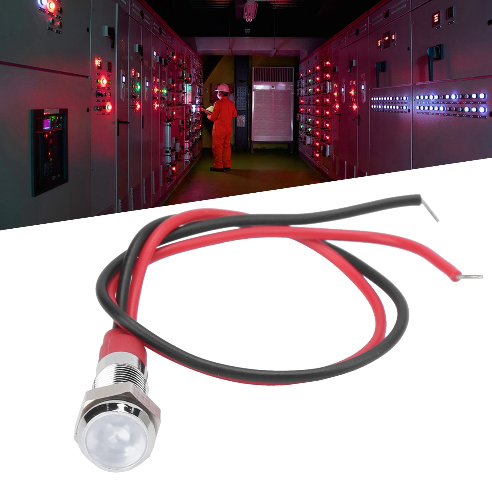 2pcs RED JEWEL 6V PILOT LIGHT LAMP Power INDICATOR for Amplifier Audio Equipment