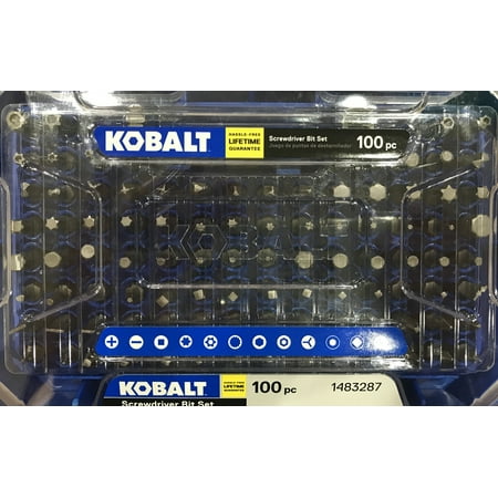 Kobalt - 101464 - 100-Piece 1-in Steel Hex Shank Screwdriver Bit Set