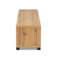thumbnail image 5 of Baxton Studio Beasley Modern and Contemporary Oak Brown Finished Wood 1-Drawer TV Stand, 5 of 10