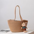 thumbnail image 4 of Bolsa de algodón, bolsa de playa, bolsa de mano, bolso de hombro, bolso de mano, bolso bandolera, monederos, 4 of 5