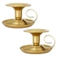 thumbnail image 2 of Bearachild Candeleros decorativos de 2 piezas con mango para un ambiente encantador Candelero de metal Decoración del hogar Oro, 2 of 6