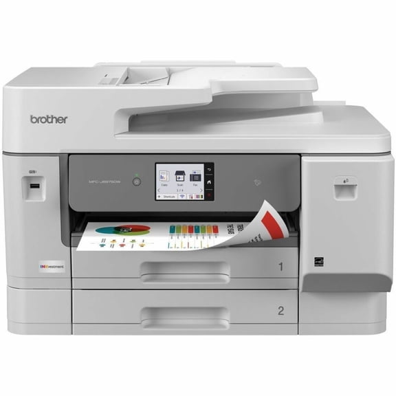 Brother Workhorse MFC-J6975DW Business Color Inkjet All-in-One Printer
