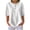 White, variant on Staron Women's Short Sleeve Round Neck Pullover Top Casual Loose Fit Waffle Knit Shirt, Orange 3XL