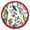 Light & Life, variant on Current Sparkling Holiday Seals - Set of 72 Holiday Envelope Stickers, 1.5 inches diameter, For Cards, Presents, and Crafts, Christmas Stationary