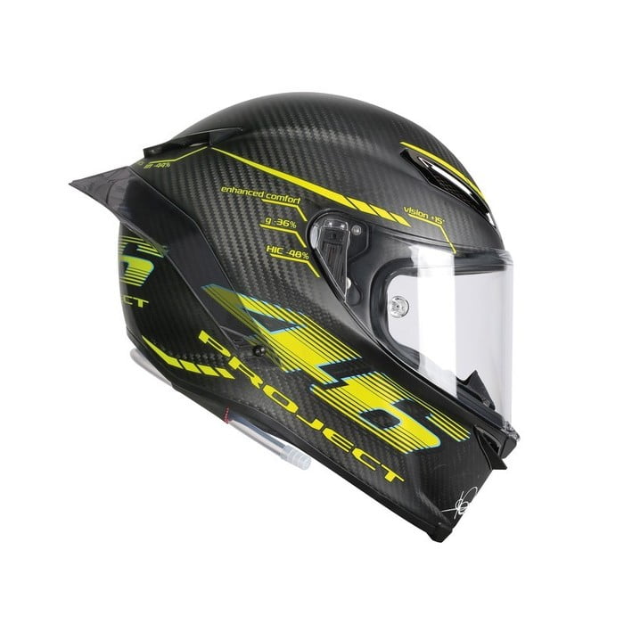 AGV Pista GP R Project 46 2.0 Motorcycle Helmet Black - Walmart.com