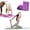 Purple, variant on High Density EVA Yoga Blocks Set of 2 with Stretch Strap, Foam Fitness Bricks, Non-Slip Exercise Support for Yoga, Pilates, Home Training