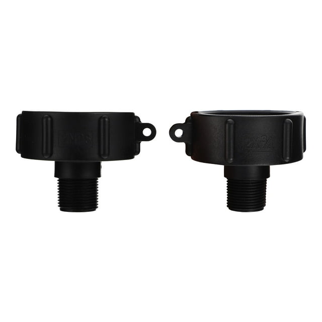 2 Pcs Adaptateur de Réservoir d'Eau Pratique IBC Connecteurs de Réservoir d'Eau Adaptateur de Sac IBC