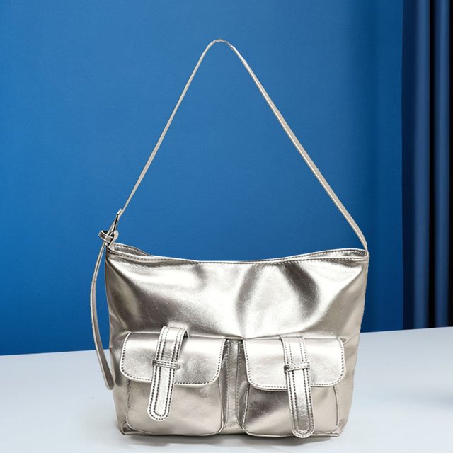 Bolso Cruzado Cuerpo para Mujeres PU Cuero Con Múltiples Bolsas Correa Ajustable Hobo Viajar