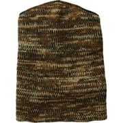 MUK LUKS Quietwear Unisex Knit Neck Gaiter, Brown Camo, One Size Fits Most