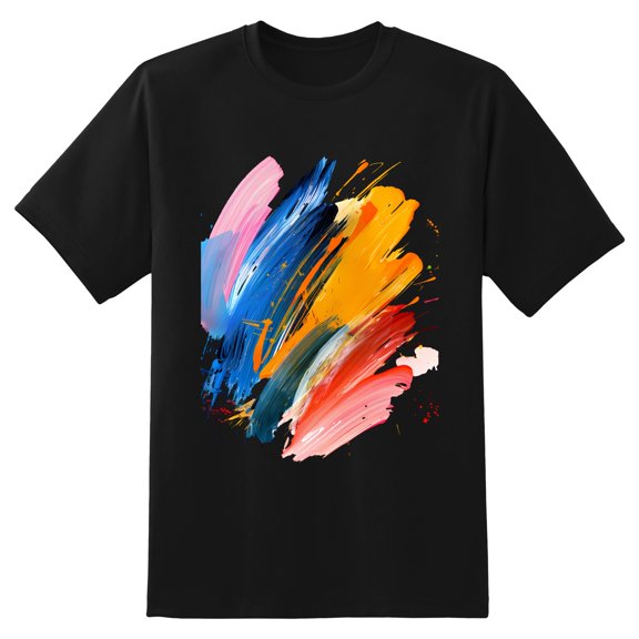 Men's Graphic TeePainting (24) Letter Print T-Shirts Round Neck Short Sleeves Sizes XS-5XL Summer Daily Casual Tops
