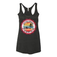 thumbnail image 2 of Wild Bobby Summer Paradise Let the Sea Set You Free Women Tri-Blend Racerback Tank Top, 2 of 6