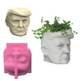 thumbnail image 2 of lanema Face Figurine Flowerpots Molds for DIY Craft Making Vases Plant Pots Decorations, 2 of 9