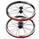 thumbnail image 4 of Juego De Llantas De Bicicleta ANGGREK Juego De Ruedas Traseras De Cubo De Bicicleta Plegable 2, 4 of 8