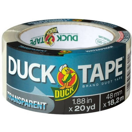 Duck Tape Transparent Tape, 1.88