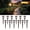 Brown, variant on Hoodink Solar Lights Outdoor, 12 Pack 3000K Waterproof Auto On/Off Solar Pathway Lights for Your Garden, Landscape, Path, Yard, Patio, Driveway,Walkway Decor, Black