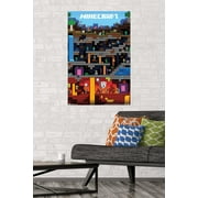 Minecraft - Worldly Wall Poster, 22.375 x 34