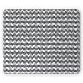 thumbnail image 1 of Grey Mouse Pad, Minimalist Gradient Wavy Flat Lines Various Color Influences Retro Print, Rectangle Non-Slip Rubber Mousepad, Charcoal Grey, by Ambesonne, 1 of 2