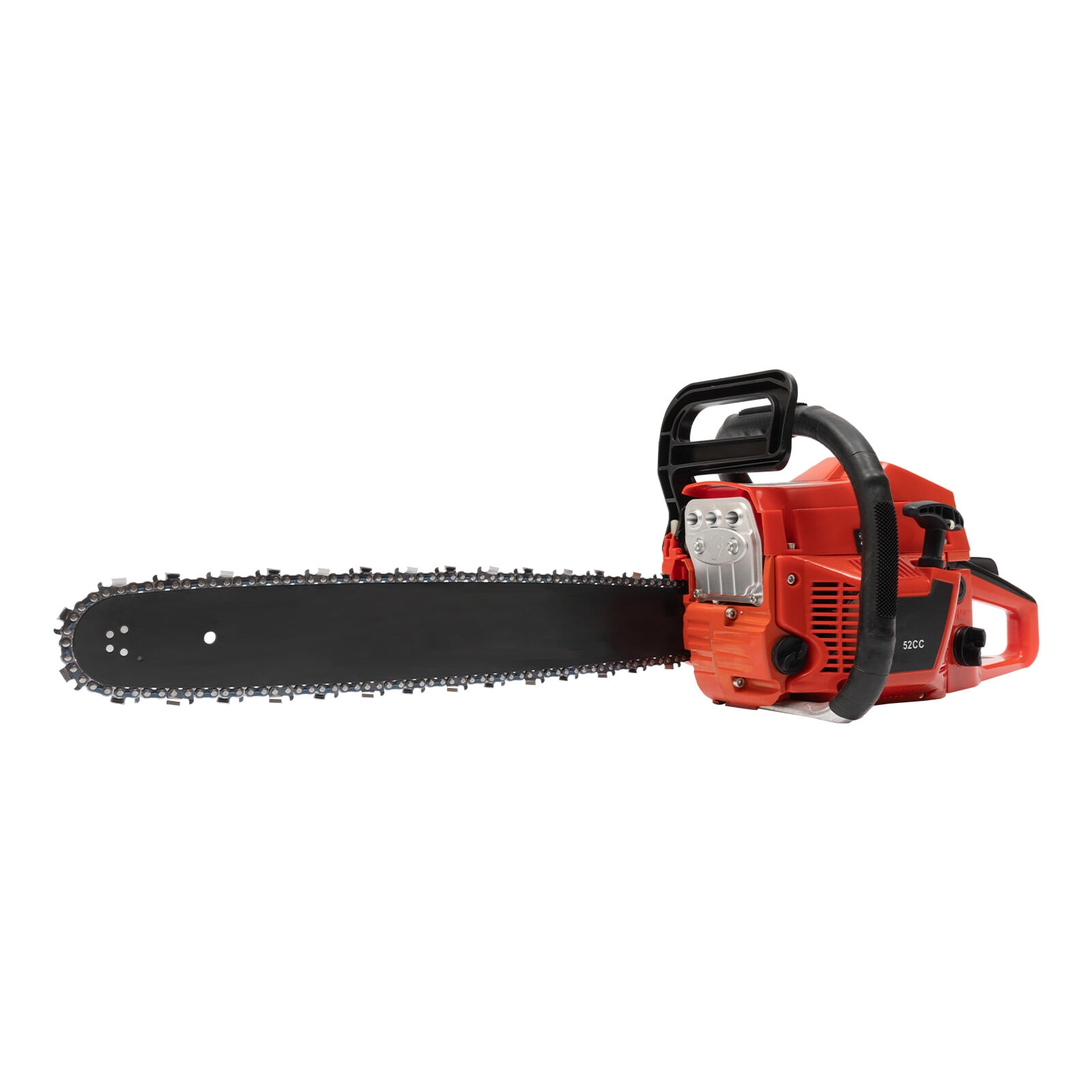 52CC 20in Gas Powered Chainsaw, 2.2kw Top Handle Cordless Chain Saws with Guide Bar, Gas Chainsaws for Cutting Trees, Pruning, Logging, Timber Making, 10500rpm