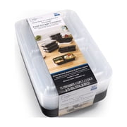Mainstays 30-Piece Meal Prep Food Containers with 3 Compartments, BPA-Free