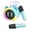 blue, variant on Mini Audio - Fashion Colored Lights& Lovely Appearance，Ultra portable Bluetooth karaoke speaker,Louder and clearer sound,Controllable Lights & Fun Voice ,Bluetooth 5.0,TF card,Headphones(blue)
