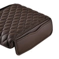thumbnail image 3 of Cojín para reposabrazos de coche, accesorios interiores, cubierta Universal para reposabrazos, reposabrazos para coche Café, 3 of 4