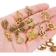 thumbnail image 4 of 100 piezas de dijes colgantes de oro antiguo, dijes para hacer joyas, mezcla de dijes antiguos, pendientes, collar, pulsera, fabricación de joyas DIY (2), 4 of 4