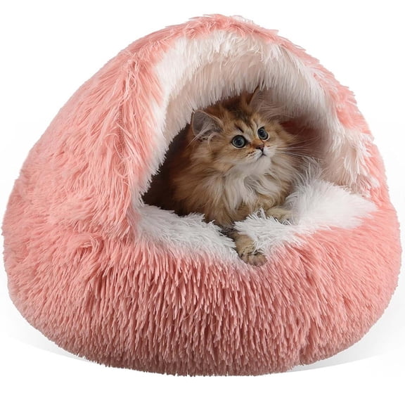 Cat Cave,Cat Bed Cave,Dog Bed With Covered Hole Suitable For Small/medium/type And Dog Pet Beds(Pink)