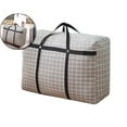 thumbnail image 1 of Dvruxg Storage Bag, Foldable Hand Travel Bag, Large Capacity Moving Packing Bag, Large Capacity Oxford Cloth Storage Bag for Clothes Quilts, Gray 33.07x19.29 Inch, 1 of 5