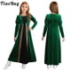 thumbnail image 2 of Disfraz medieval para niñas, vestido de princesa renacentista, vestido largo de terciopelo de manga larga, vestido de fiesta de carnaval de Halloween para cosplay, 2 of 5