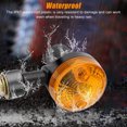 thumbnail image 4 of TopOne 4Pcs Motorcycle LED Turn Signals Fog Lamp Mini Signal Lights Brake Lamp Indicator Waterproof Modified Parts, 4 of 8
