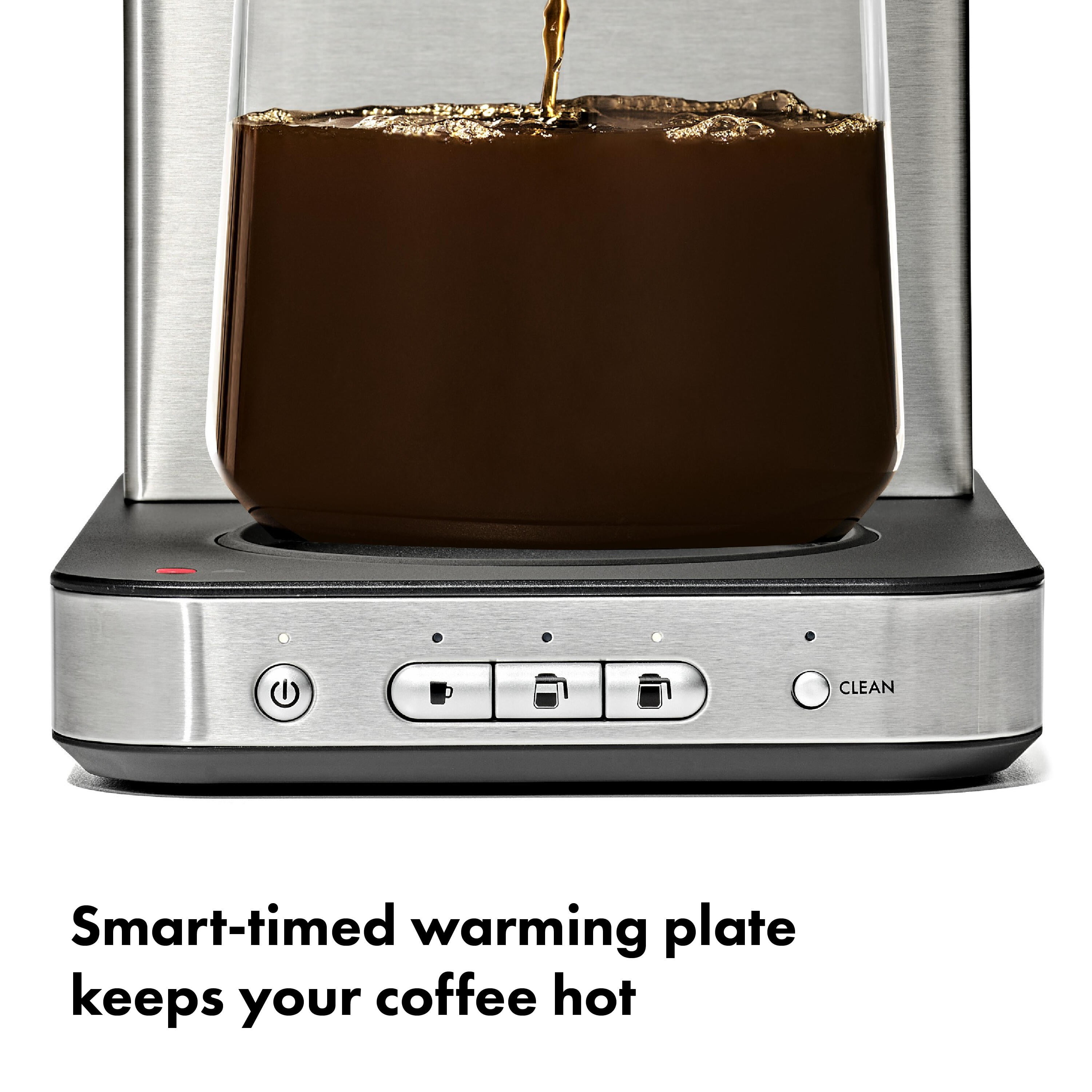 OXO Brew 8Cup Coffee Maker with Podless SingleServe and Glass Carafe -  Walmart.com
