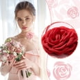thumbnail image 5 of 1set 5pcs 5 colors Cloth Flower Collar Choker Necklaces Adjustable Necklaces Mixed color 65.16~65.55 inch(165.5~166.5cm) 1pc/color Mixed Color, 5 of 6