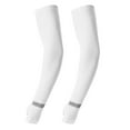 thumbnail image 5 of Dujiujun 1 Pair Men Ice Silk Sleeves Thin Anti-UV Sun Protection Solid Color Quick-drying High Elasticity Anti-slip Cycling Outdoor Fishing Cooling Arm Sleeves, 5 of 8