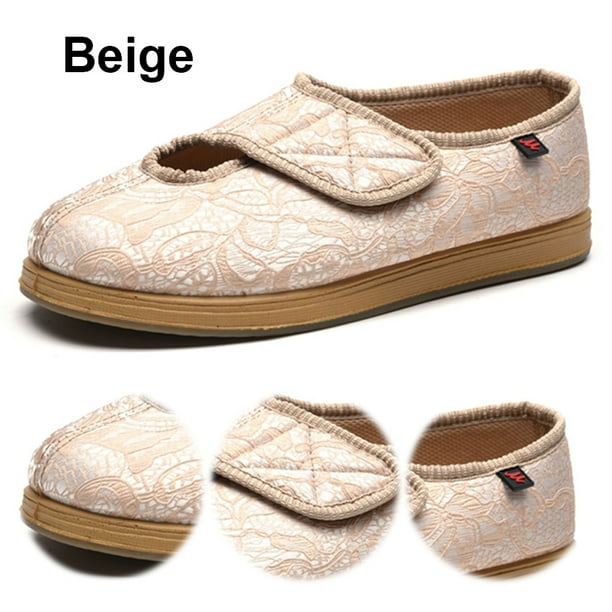 Casa Zapatos para Diabéticos Unisex Anchas Con Suela Antideslizante Pies Hinchados