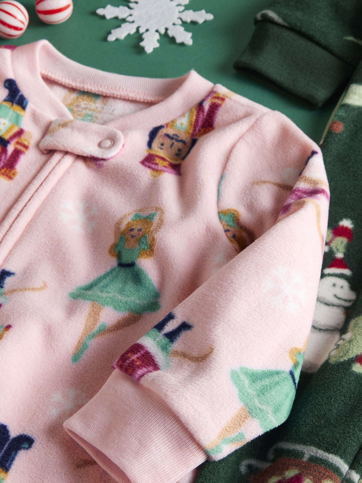 Carter's Child of Mine Baby and Toddler Holiday Pajama, One-Piece, Sizes 0/3M-5T